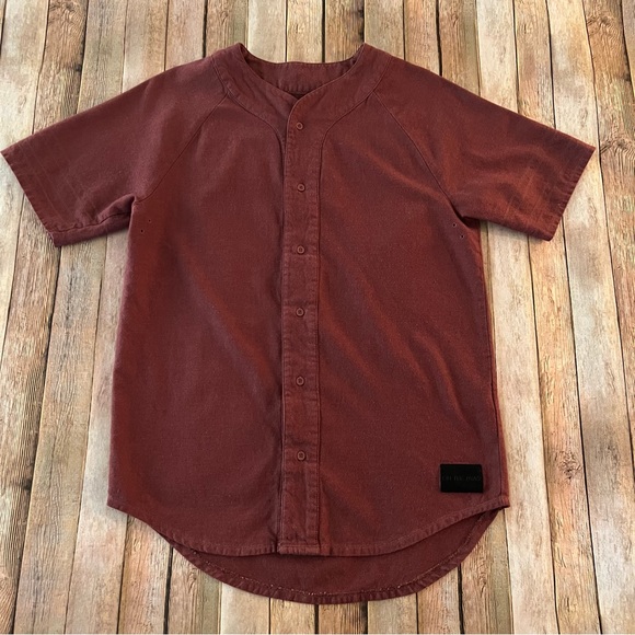On the Byas Rust Casual Button Down Shirt - Picture 1 of 10
